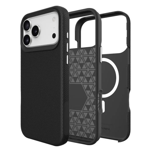 Rhinos Rugged Shockproof Case with Magnetic Ring for iPhone 17 Pro Max - Silver