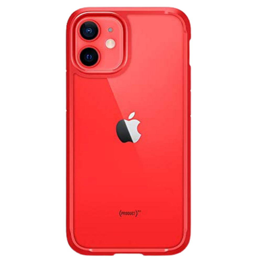 HARD CASE - CLEAR - APPLE iPhone 12 Mini 5.4' - RED
