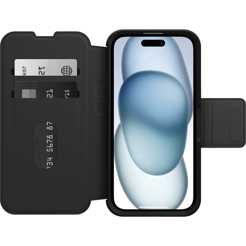 OtterBox Strada Folio MageSafe Leather Case - APPLE iPhone 12 Mini 5.4" (Black) - Clearance
