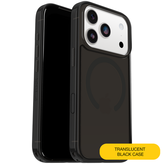 OtterBox Symmetry Case w/ MagSafe & Camera Ctrl Suits for iPhone 17 Pro (Black Mist)