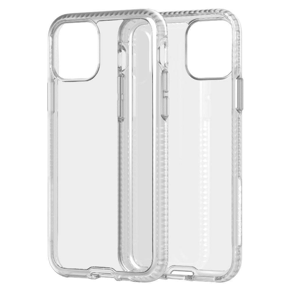 TECH TPU Case - iPhone 11 Pro 5.8' - CLEAR / WHITE
