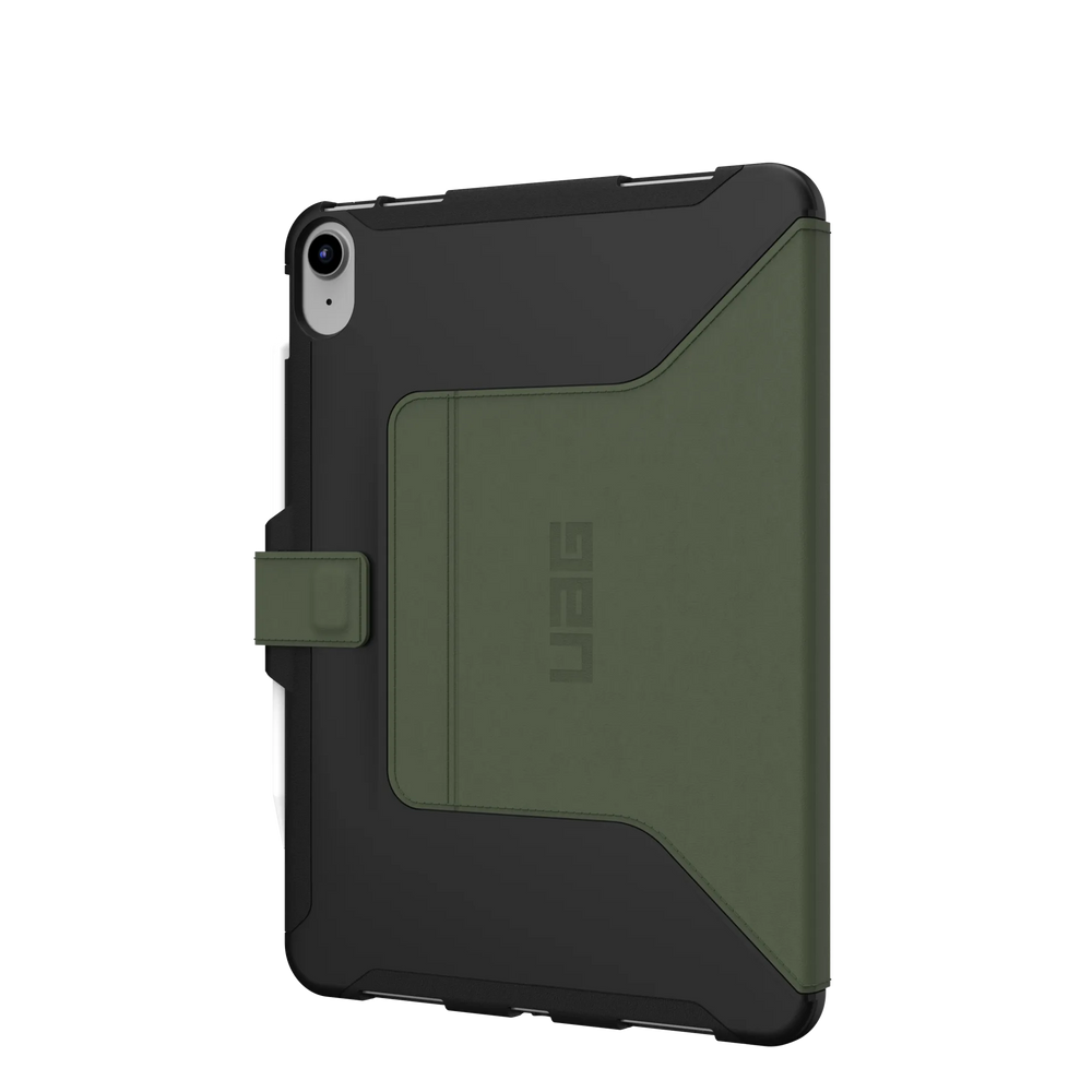 UAG Scout Folio Cover - iPad 10.9' 10th Gen (2022) - Black / Olive