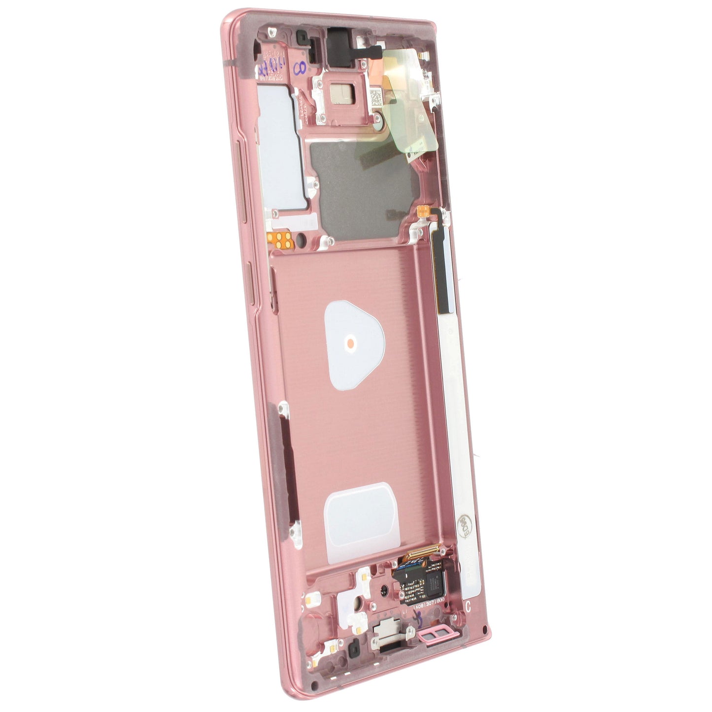 Samsung Galaxy Note 20 SM-N980 LCD Display Module GH82-23495B (Mystic Gold) Tilted