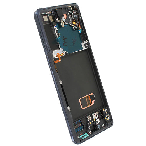 Samsung Galaxy S21 SM-G991 LCD Display Module GH82-24544A (Phantom Grey) Tilted