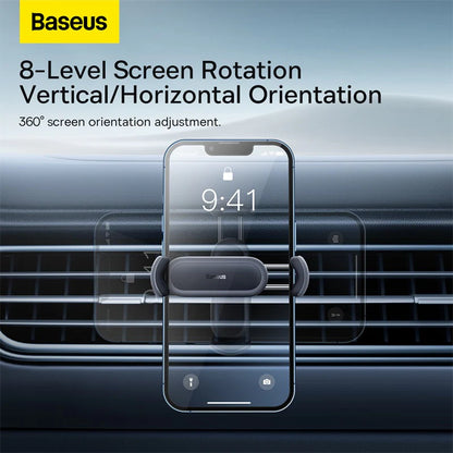 BASEUS Steel Cannon 2 Air Outlet Car Mount (Black)