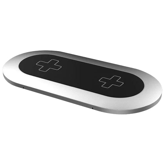 SPROUT Elite Series Qi Compatible Dual Wirless Charging Pad - Silver