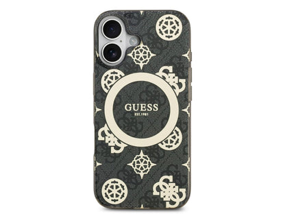 Guess 4G Peony Edition (MS) for iPhone 17 - Black / Gold