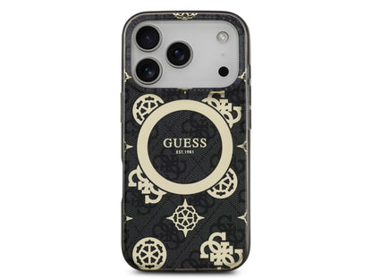 Guess 4G Peony Edition (MS) for iPhone 17 Pro - Black / Gold