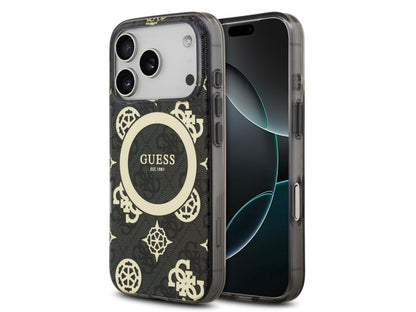 Guess 4G Peony Edition (MS) for iPhone 17 Pro - Black / Gold