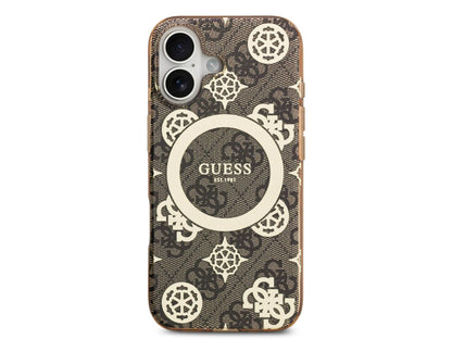 Guess 4G Peony Edition (MS) for iPhone 17 - Brown / Gold