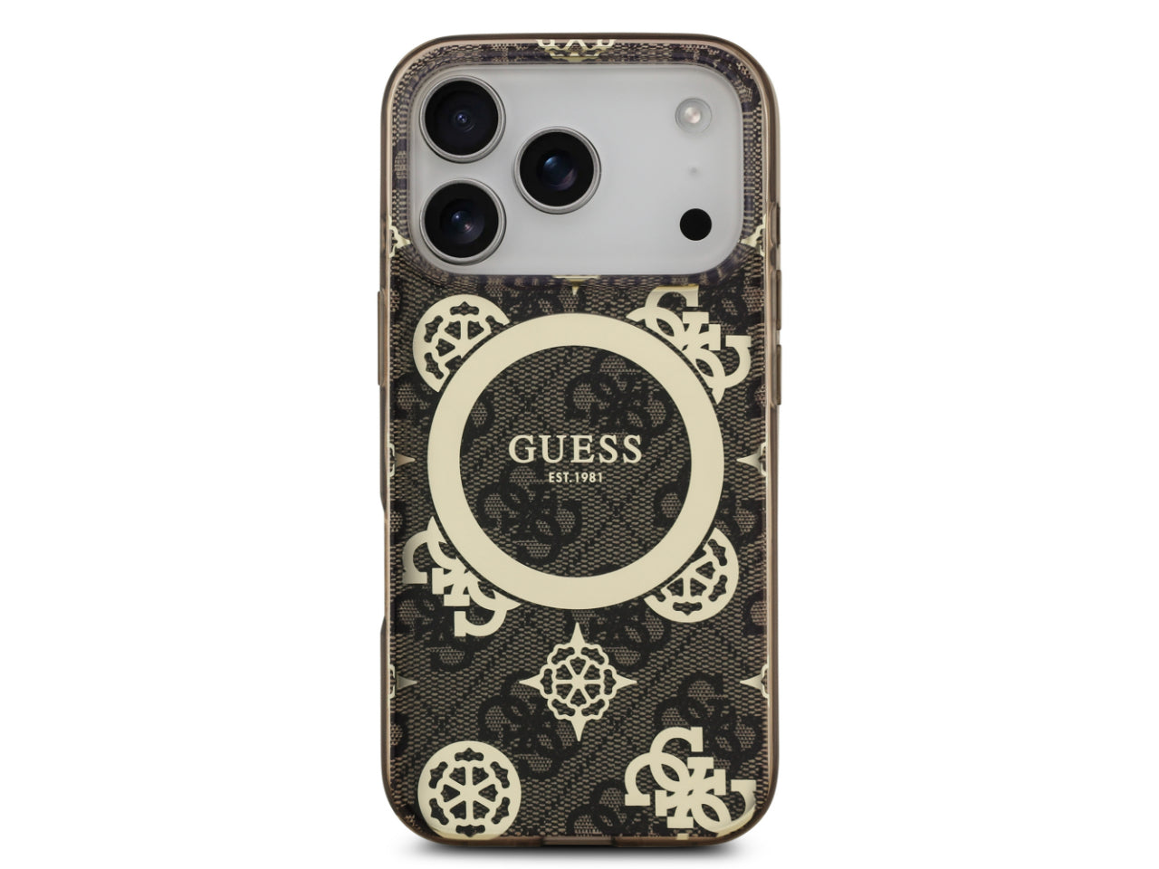 Guess 4G Peony Edition (MS) for iPhone 17 Pro - Brown / Gold