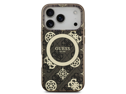 Guess 4G Peony Edition (MS) for iPhone 17 Pro - Brown / Gold