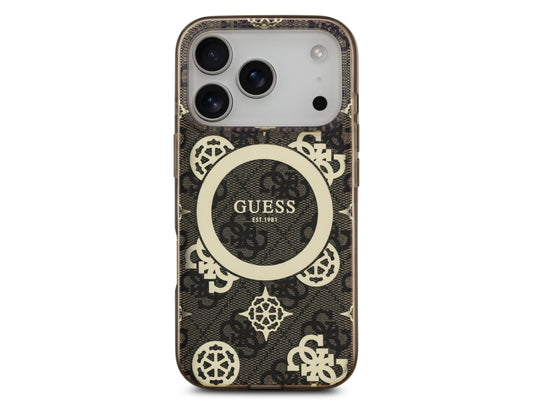 Guess 4G Peony Edition (MS) for iPhone 17 Pro - Brown / Gold