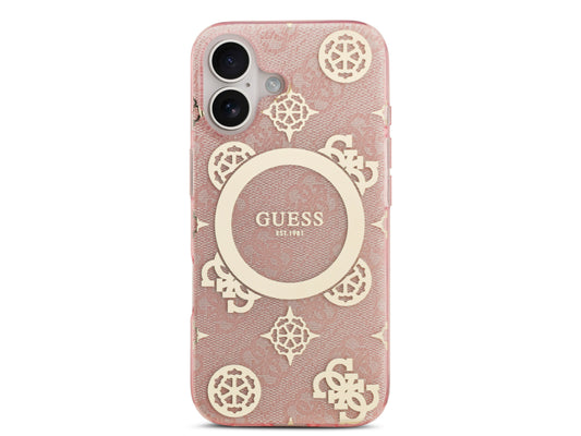 Guess 4G Peony Edition (MS) for iPhone 17 - Pink / Gold