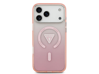 Guess Gradient with Logo (MS) for iPhone 17 Pro Max - Pink