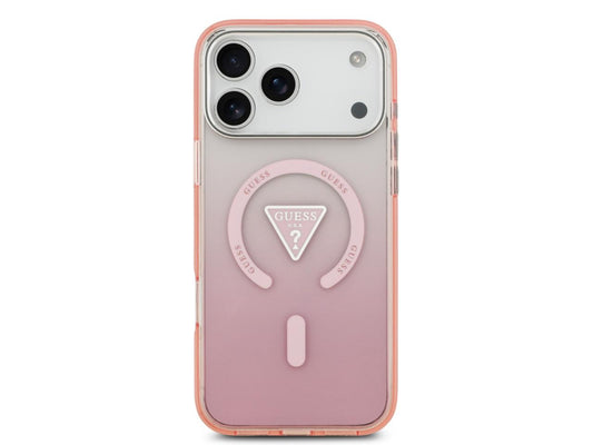 Guess Gradient with Logo (MS) for iPhone 17 Pro - Pink
