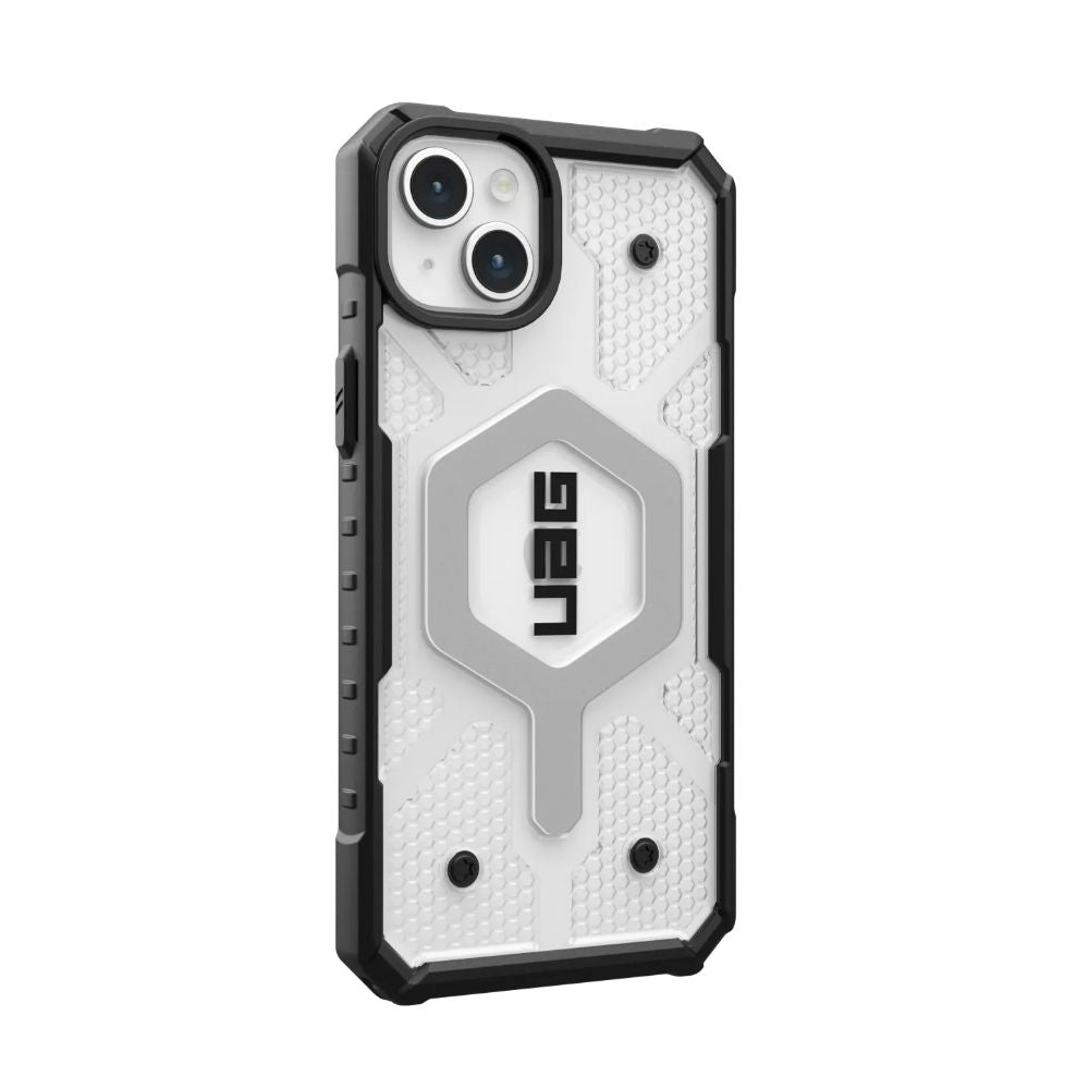 uag-pathfinder-clear-magsafe-case-iphone-15-6-1-ice-tilt