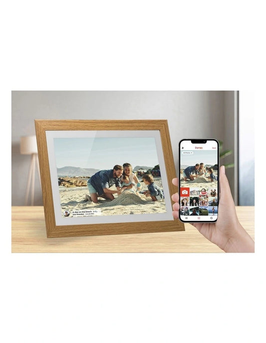 FotoStream 10.1-inch WiFi Digital Photo Frame with 3 Interchangeable Frames (AU Stock)