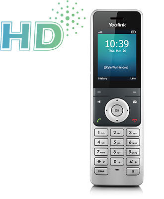 YEALINK W56H Cordless DECT IP Phone Handset, HD Au