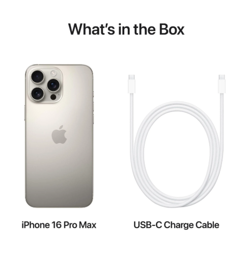 Apple iPhone 16 Pro Max 1TB - Natural Titanium [MYX73XA] - Australia Stock