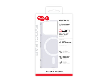 Tech21 EvoClear (MagSafe) for iPhone 17 Pro - Clear