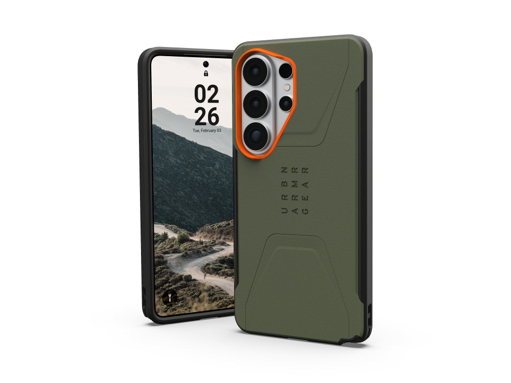 UAG Civilian w/Magnet - Samsung GS26 Ultra - Olive/Orange