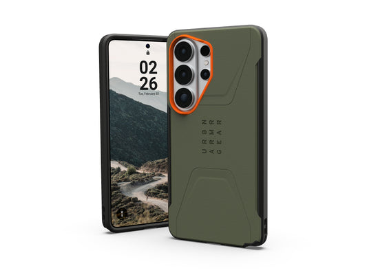 UAG Civilian w/Magnet - Samsung GS26 Ultra - Olive/Orange