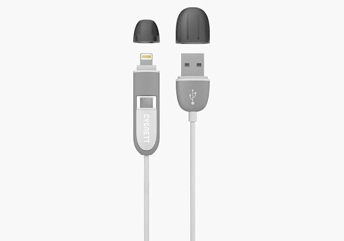 Cygnett 2 IN 1 Lightning & Micro USB Cable