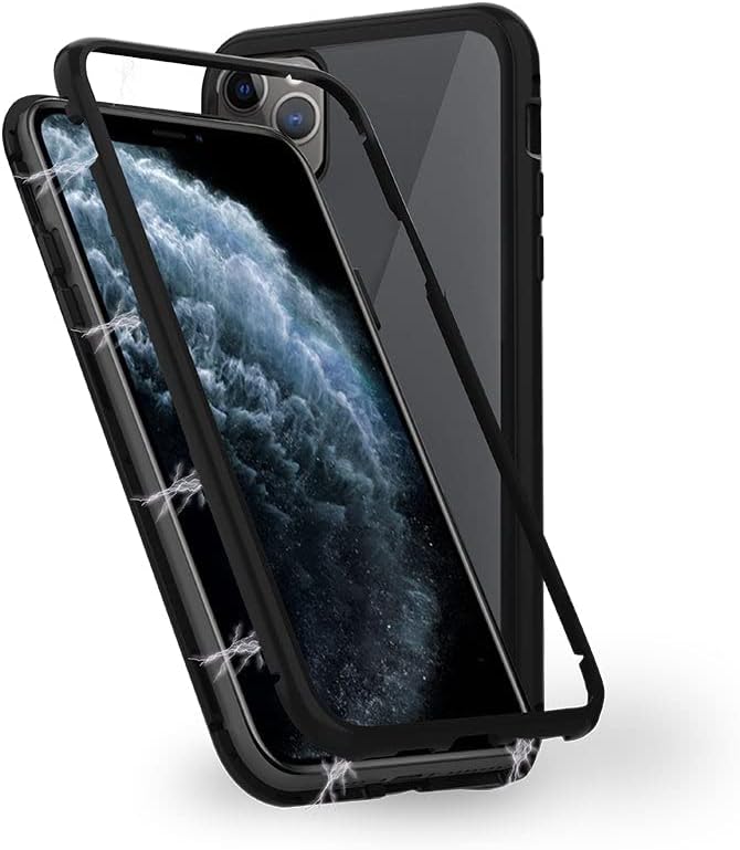 Cygnett OZONE Magnetic Glass Case for iPhone 11 Pro Max 6."' - Clear / Black