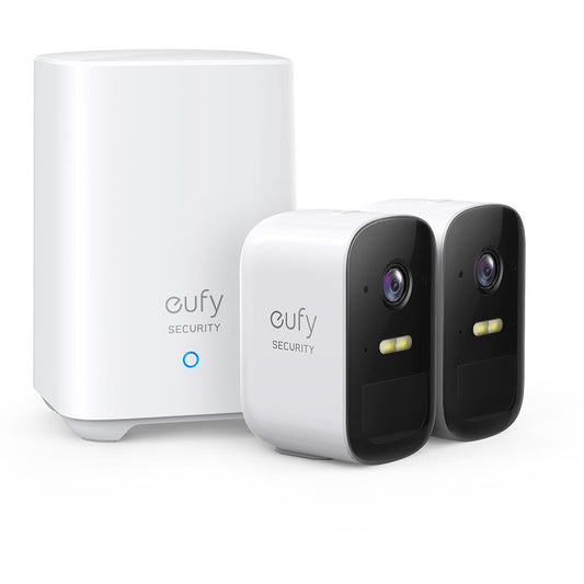 EUFY SECURITY CAM 2C PRO 2K SECURITY KIT 2PACK PLUS HOME BASE 2 UNIT