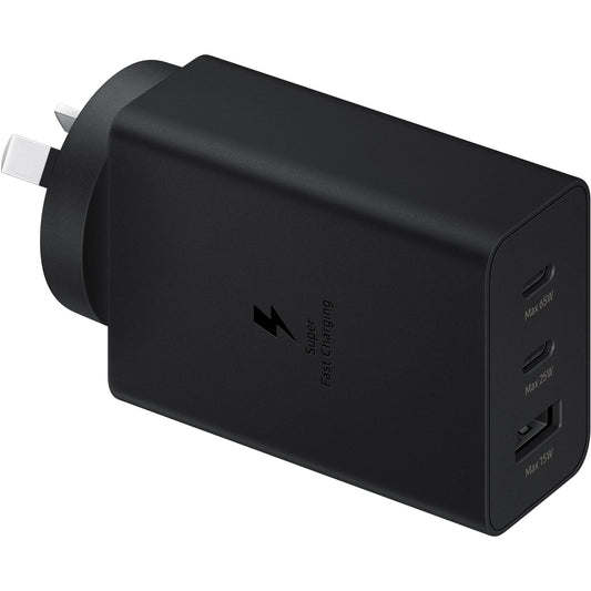 ORIGINAL Samsung 65W PD POWER ADAPTER TRIO - BLACK