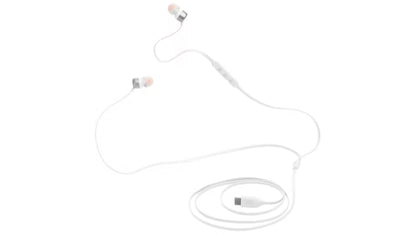 JBL Tune 310C USB-C Wired Hi-Res In-Ear Headphones - White (Australia Stock)