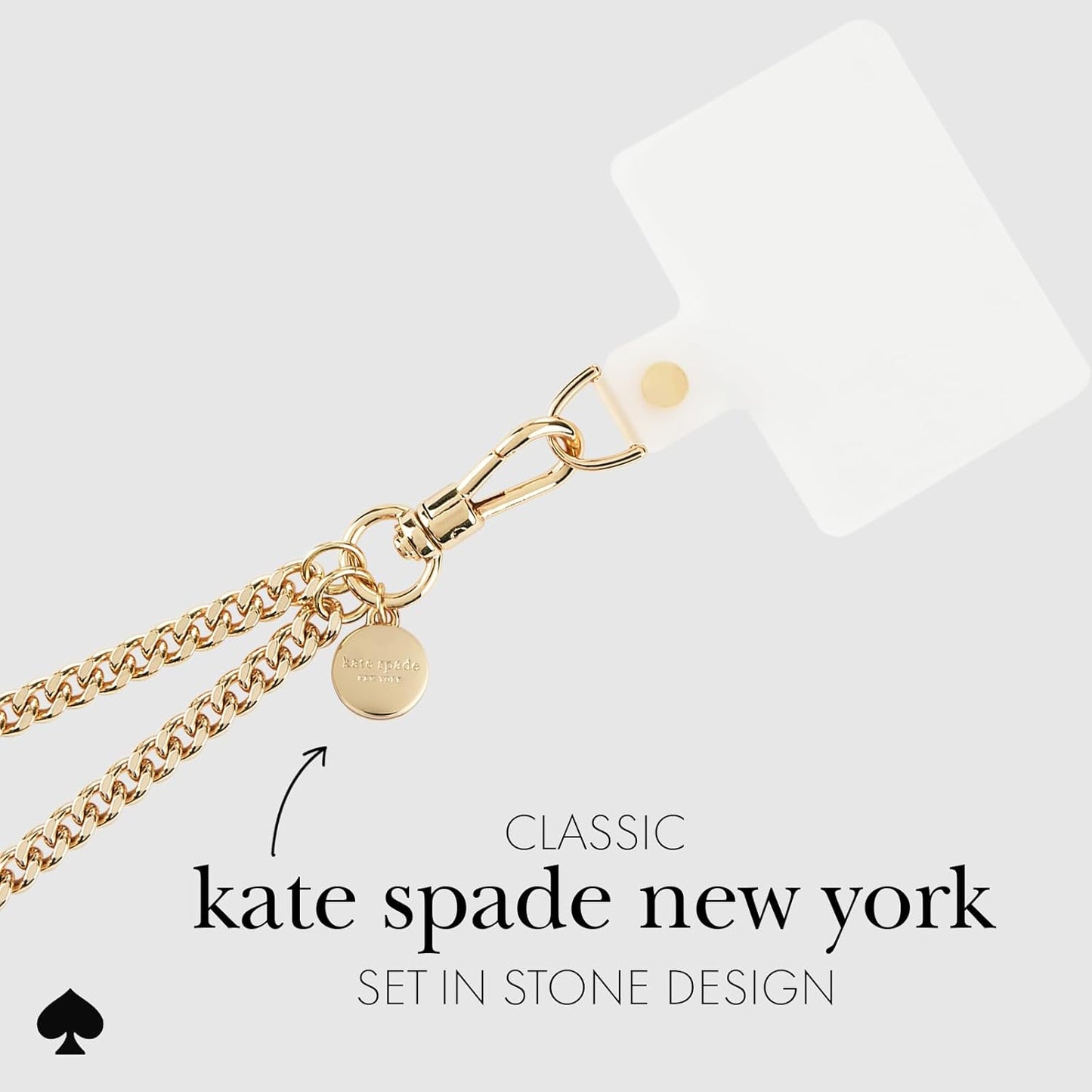 KATE SPADE - Phone Crossbody Chain - Set in Stone