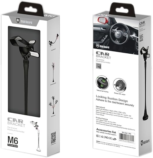 MaxGuard M6 - Universal Windscreen Car Holder (LONG)