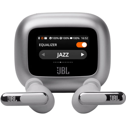 JBL Live Beam 3 TWS Noise Cancelling In-Ear Headphones - Silver (Australia stock)