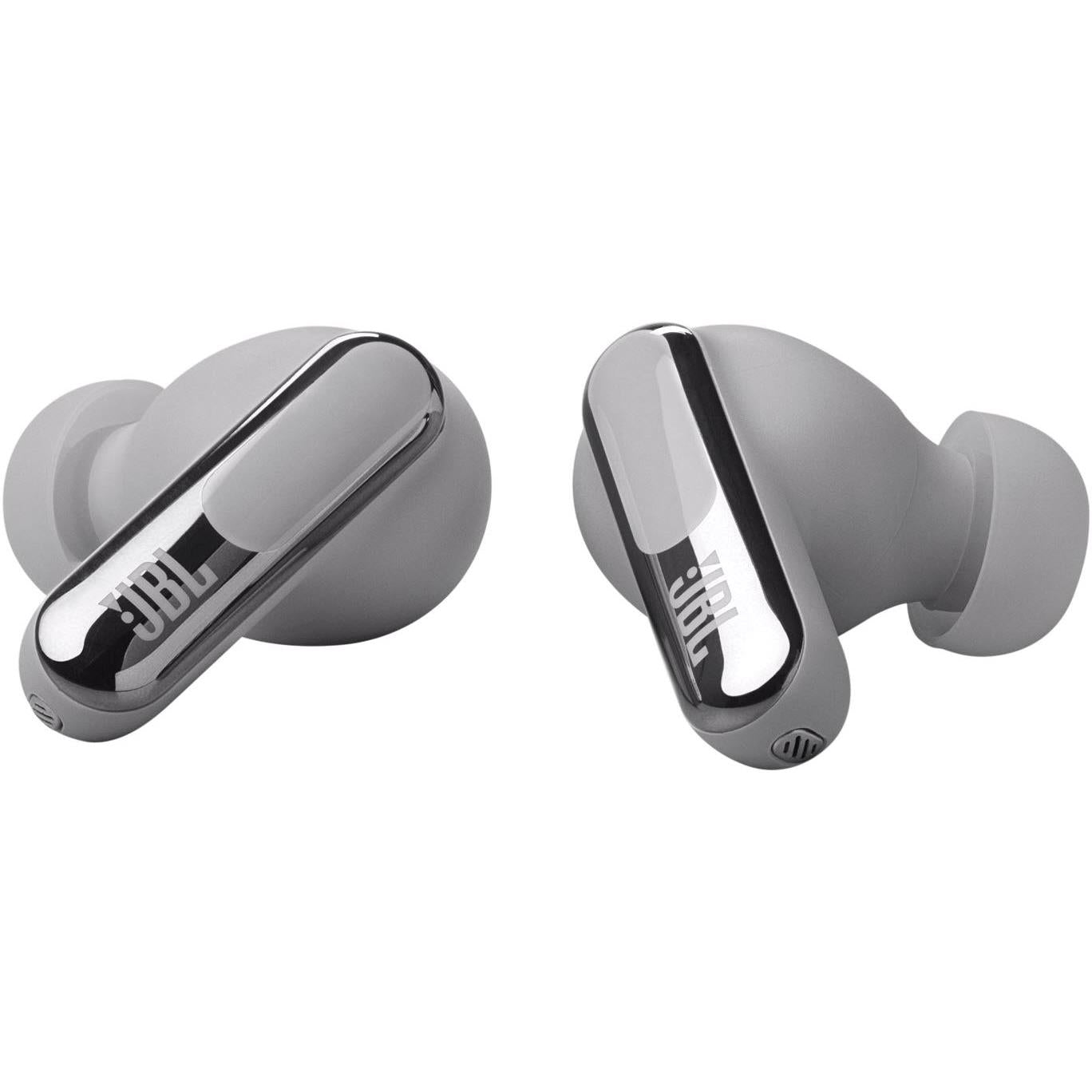 JBL Live Beam 3 TWS Noise Cancelling In-Ear Headphones - Silver (Australia stock)
