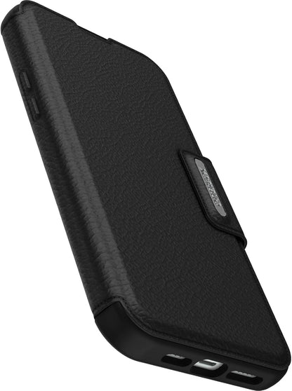 OtterBox Strada Folio MageSafe Leather Case - iPhone 15+ / 14+ 6.7" (Black)