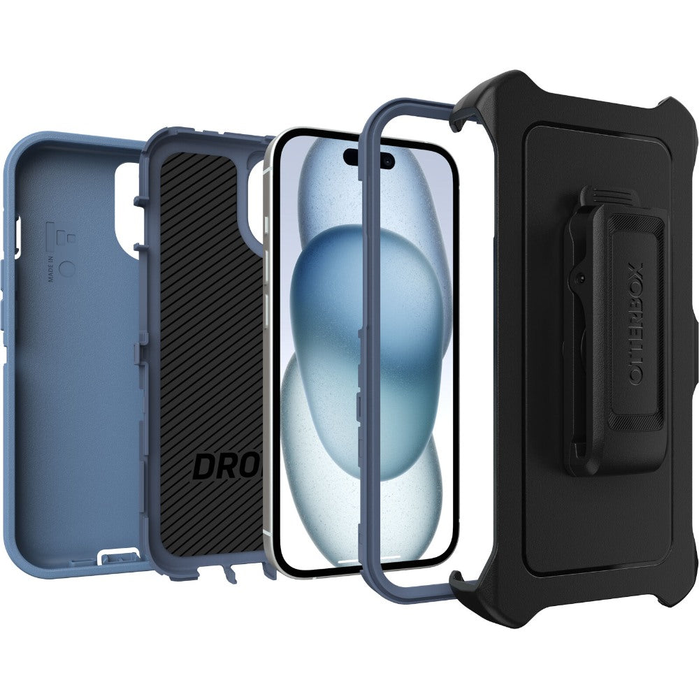 OtterBox Defender Case for iPhone 15 Plus 6.7" - Blue