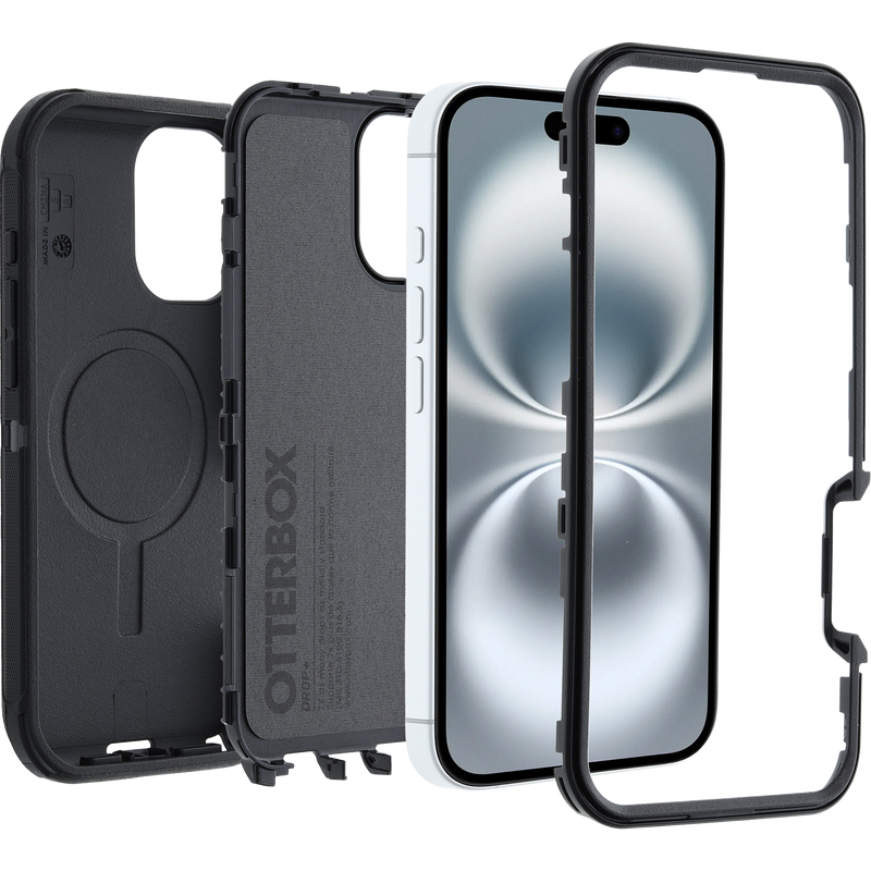 OtterBox Defender (MagSafe) Case for iPhone 16 Plus 6.7" - Black