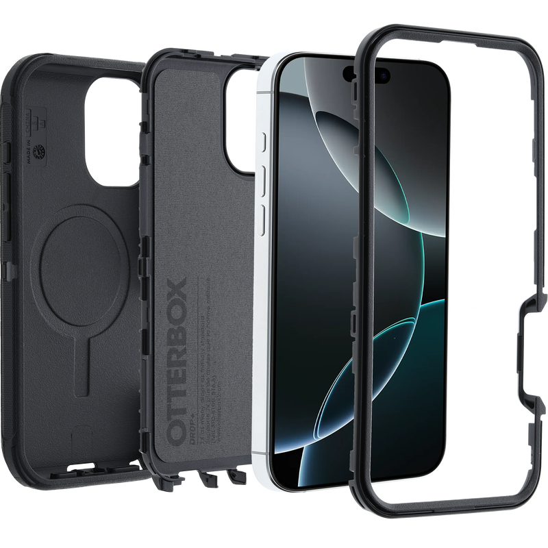 OtterBox Defender (MagSafe) Case for iPhone 16 Pro 6.3" - Black