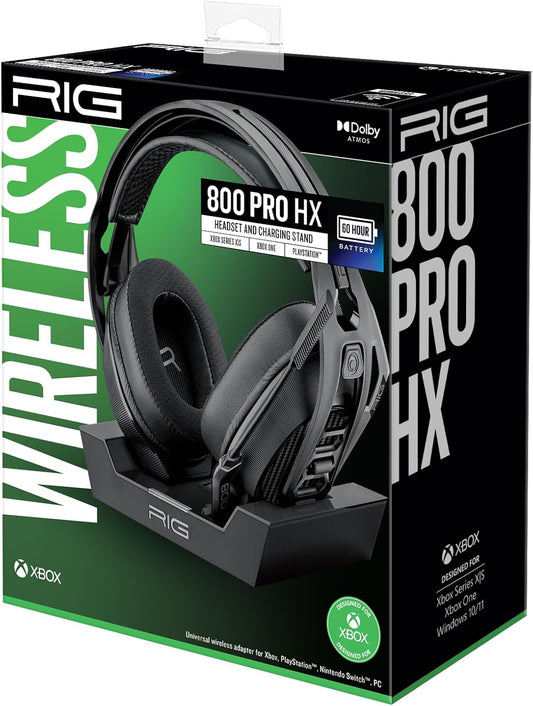 RIG 800 PRO HX Wireless Headset & Multi-Function Base Station Officially Licensed for Xbox Series X|S, Xbox One, Windows 10/11 PCs