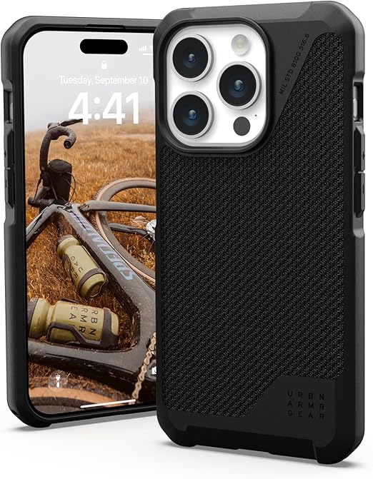 UAG Metropolis LT Kevlar MagSafe Case - iPhone 15 Pro 6.1" - BLACK