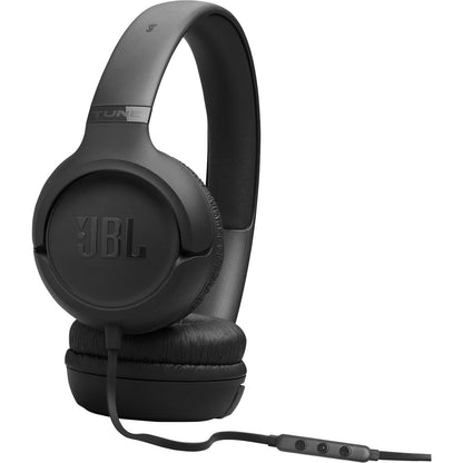 JBL Tune 530 Wired USB-C On-Ear Headphones - Black (Australia stock)