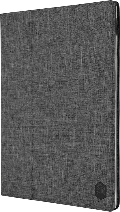 STM Atlas stylish folio case for iPad Pro 12.9" 1st / 2nd Gen  - Black / Grey (Model number(s): A1670, A1671, A1821, A1584, A1652)