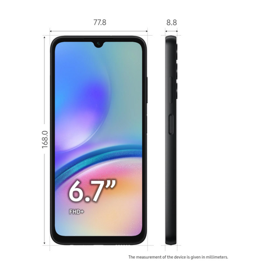 Samsung Galaxy A05s (Dual Sim) 128GB - Black [SM-A057FZKGXSA] - Australia Stock