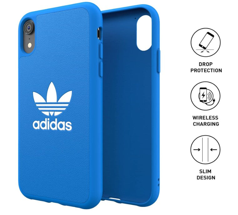 Adidas Original Basic Moulded Case for iPhone XR 6.1" - Blue