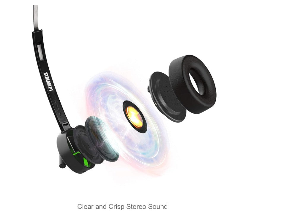 Adesso Xtream P1 Single USB Headset - Black