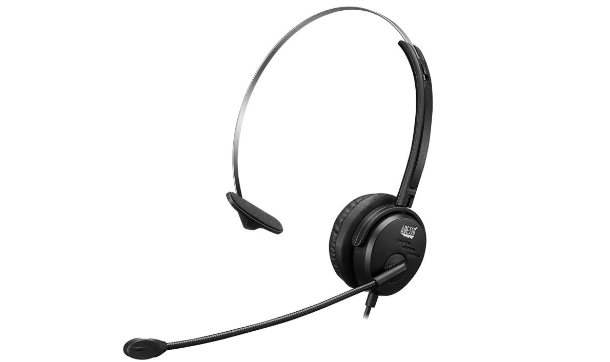 Adesso Xtream P1 Single USB Headset - Black