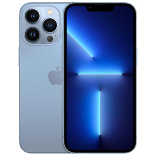 Apple iPhone 13 Pro (A2483 256GB 5G) Sierra Blue Front Black