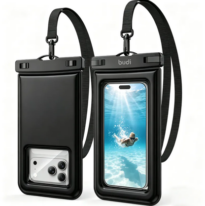 Budi BG1012B Durable WaterProof Phone Bag (Black)